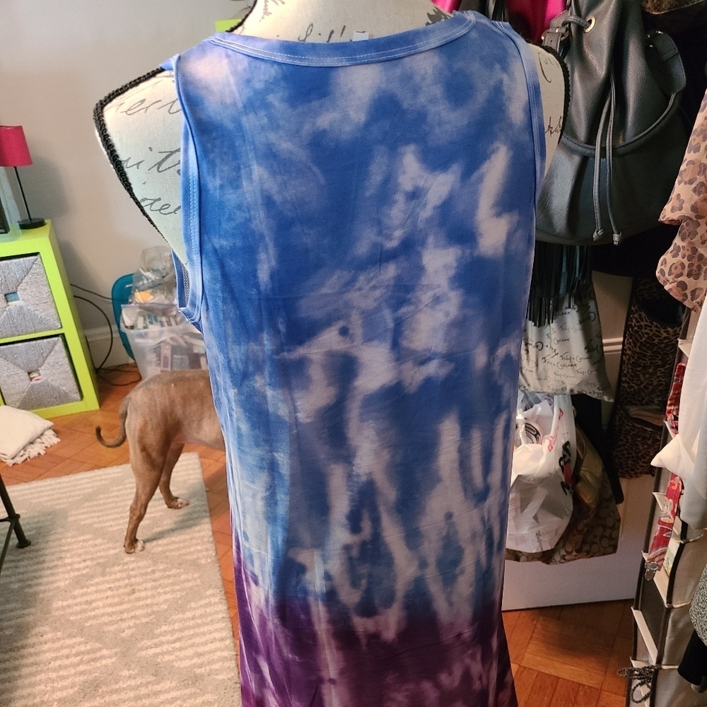 Tye dye summer dress new sz small Hp 🔥🔥🔥🔥 - Picture 3 of 5